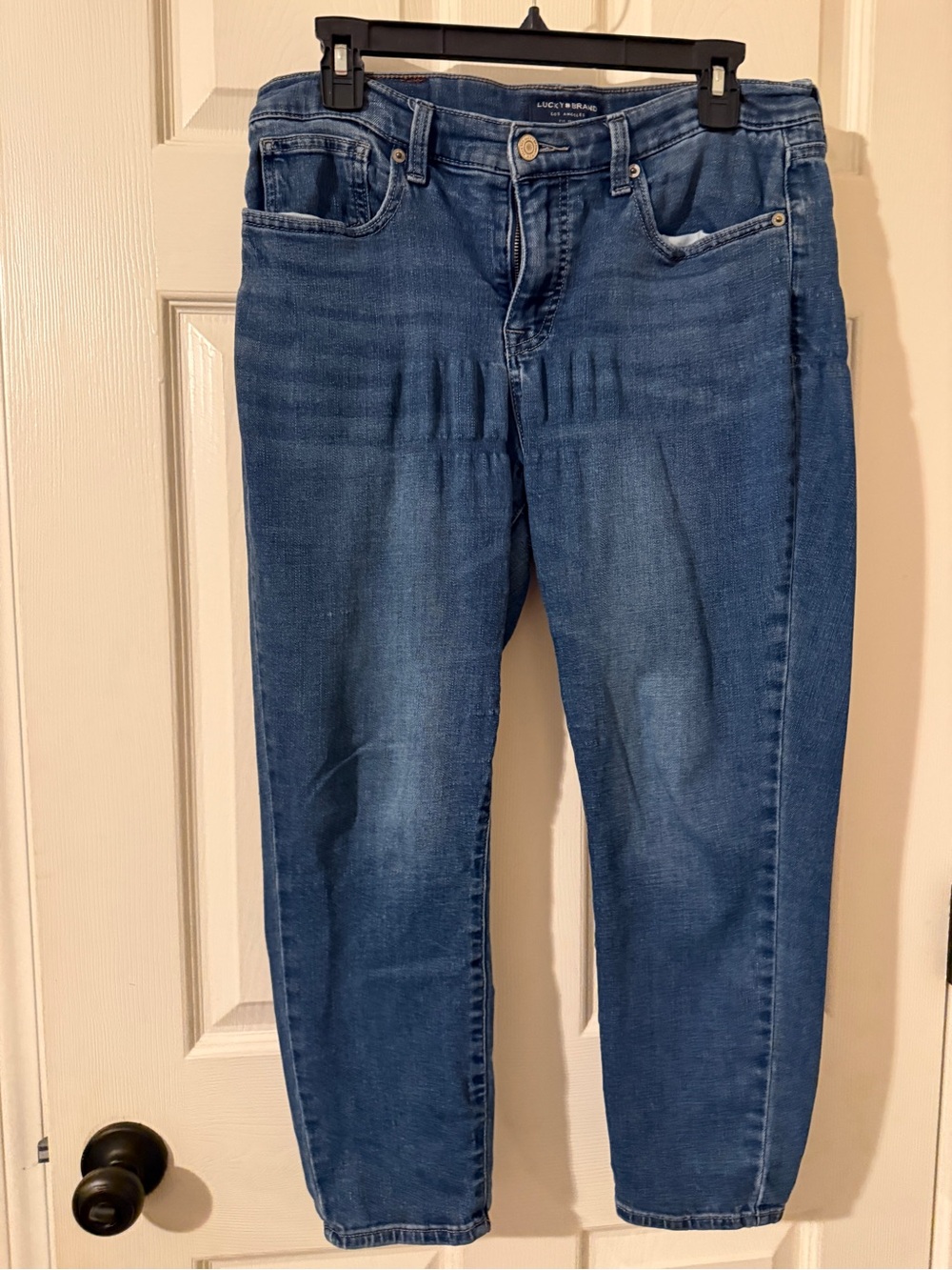 Lucky Brand Women's Medium Blue Boyfriend Jeans